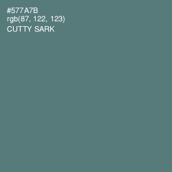 #577A7B - Cutty Sark Color Image