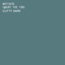 #577A7E - Cutty Sark Color Image