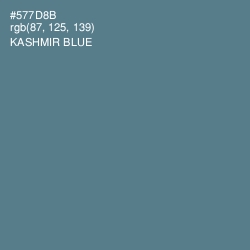 #577D8B - Kashmir Blue Color Image