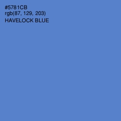 #5781CB - Havelock Blue Color Image