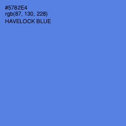 #5782E4 - Havelock Blue Color Image