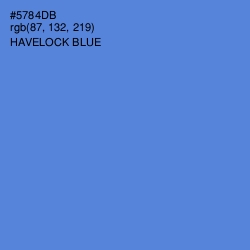 #5784DB - Havelock Blue Color Image