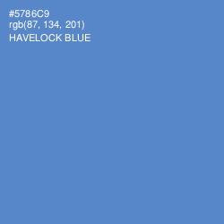 #5786C9 - Havelock Blue Color Image