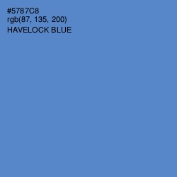 #5787C8 - Havelock Blue Color Image