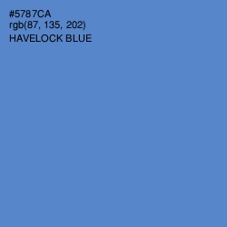 #5787CA - Havelock Blue Color Image