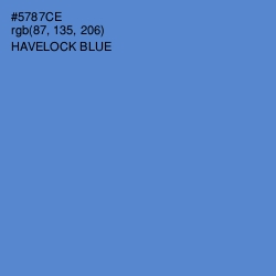 #5787CE - Havelock Blue Color Image