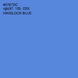 #5787DC - Havelock Blue Color Image