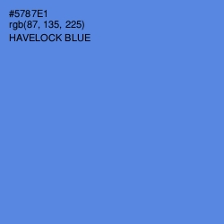 #5787E1 - Havelock Blue Color Image