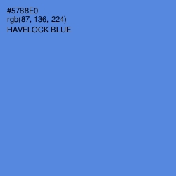 #5788E0 - Havelock Blue Color Image