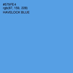 #579FE4 - Havelock Blue Color Image