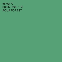 #57A177 - Aqua Forest Color Image