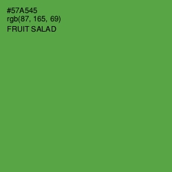 #57A545 - Fruit Salad Color Image