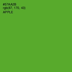 #57AA2B - Apple Color Image