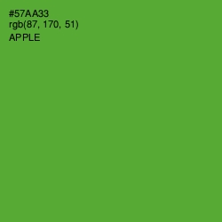 #57AA33 - Apple Color Image