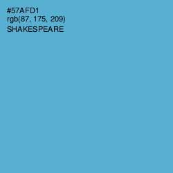 #57AFD1 - Shakespeare Color Image