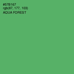 #57B167 - Aqua Forest Color Image