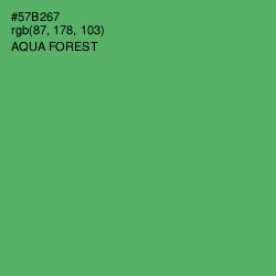 #57B267 - Aqua Forest Color Image