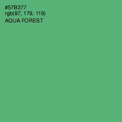 #57B377 - Aqua Forest Color Image