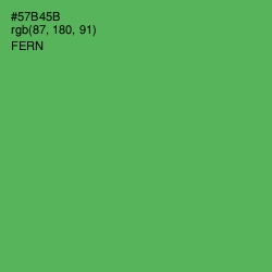 #57B45B - Fern Color Image