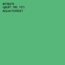 #57B679 - Aqua Forest Color Image