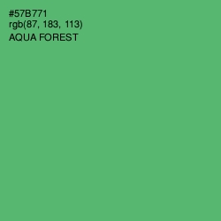 #57B771 - Aqua Forest Color Image