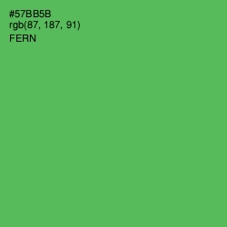 #57BB5B - Fern Color Image