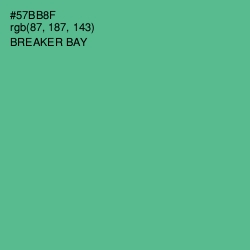 #57BB8F - Breaker Bay Color Image