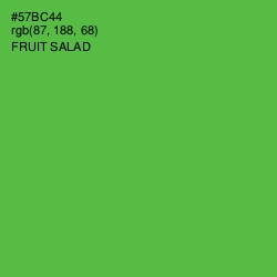 #57BC44 - Fruit Salad Color Image