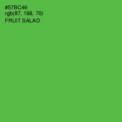 #57BC46 - Fruit Salad Color Image