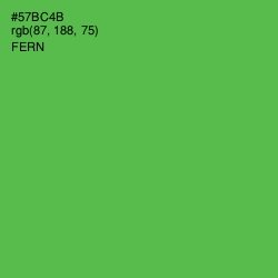 #57BC4B - Fern Color Image