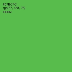 #57BC4C - Fern Color Image