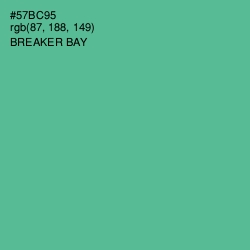 #57BC95 - Breaker Bay Color Image