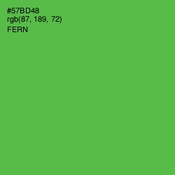 #57BD48 - Fern Color Image