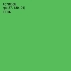 #57BD5B - Fern Color Image