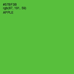 #57BF3B - Apple Color Image