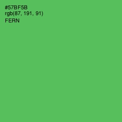 #57BF5B - Fern Color Image