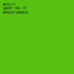 #57C111 - Bright Green Color Image
