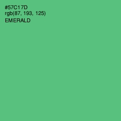 #57C17D - Emerald Color Image