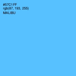 #57C1FF - Malibu Color Image