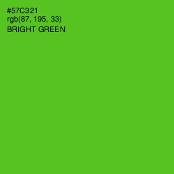 #57C321 - Bright Green Color Image