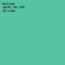 #57C3A5 - De York Color Image