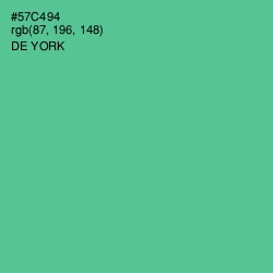 #57C494 - De York Color Image