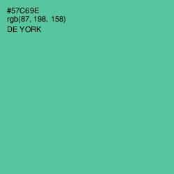 #57C69E - De York Color Image