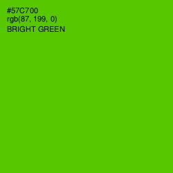 #57C700 - Bright Green Color Image