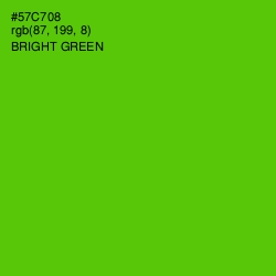 #57C708 - Bright Green Color Image