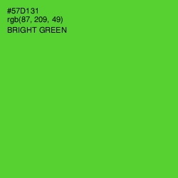 #57D131 - Bright Green Color Image