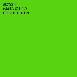 #57D311 - Bright Green Color Image