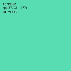 #57DDB1 - De York Color Image