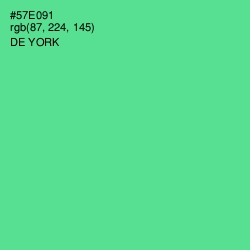 #57E091 - De York Color Image
