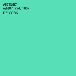 #57E0B7 - De York Color Image